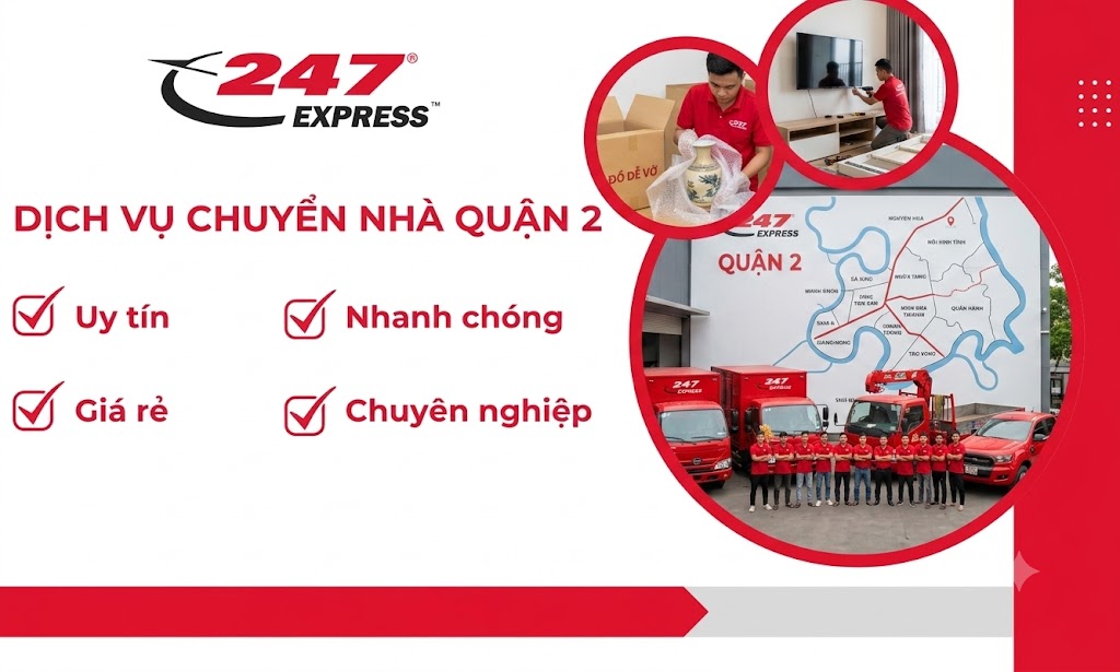 Dịch Vụ Chuyển Nhà Quận 2 Trọn Gói