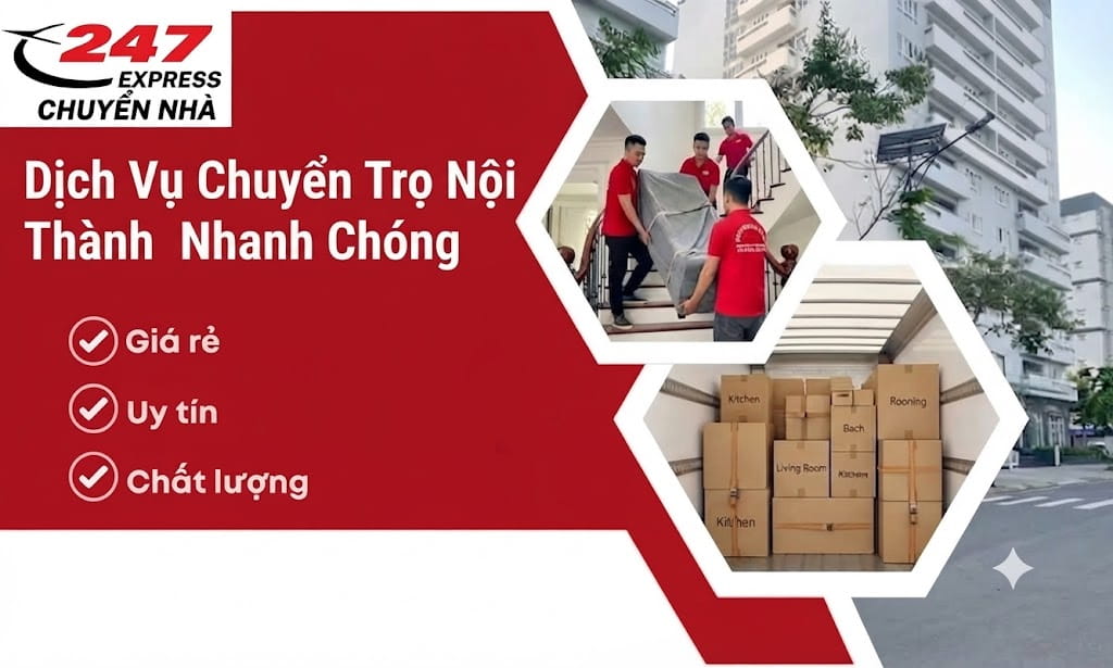 Dịch Vụ Chuyển Trọ Nội Thành Nhanh Chóng